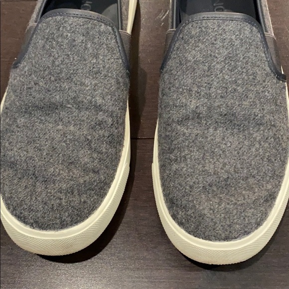 Vince Grey Fabric Slip On Sneaker Size 6 - Picture 2 of 7